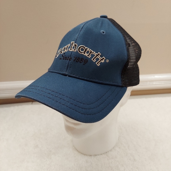 Men's Carhartt half mesh adjustable snapback baseball cap. - Picture 2 of 8